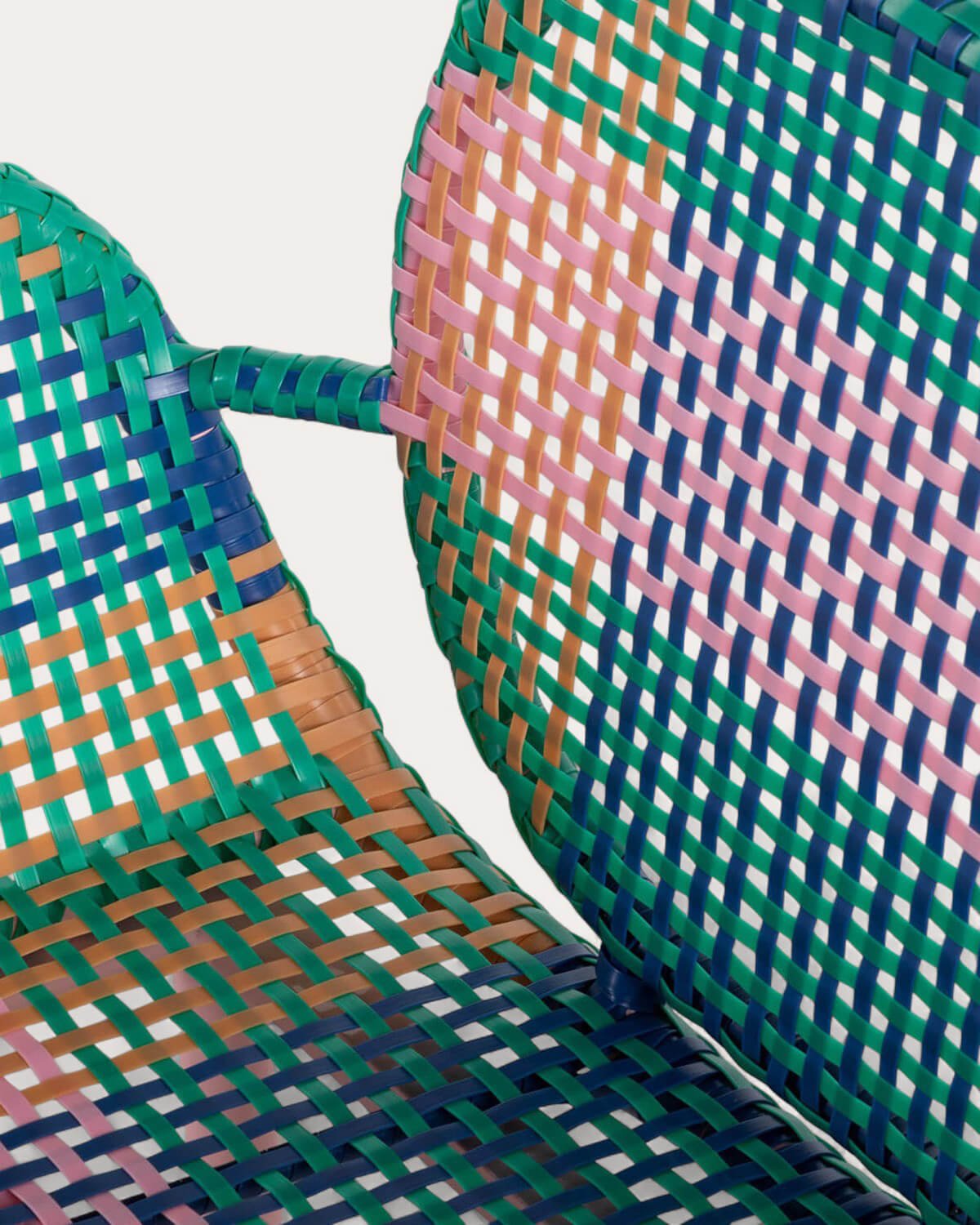 Pack of 2 Aluminum and Synthetic Rattan Armchairs Emba Studio, gallery image 4