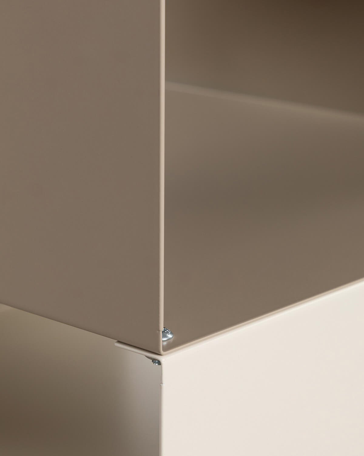 Side Table with Wheels and Metal Storage (40x40 cm) Aron, gallery image 6