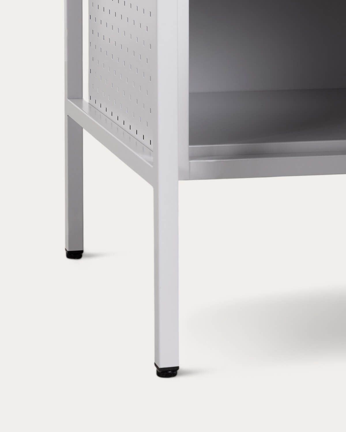 Side Table with Laminated Steel Storage (47,5x50 cm) Atiel, gallery image 8