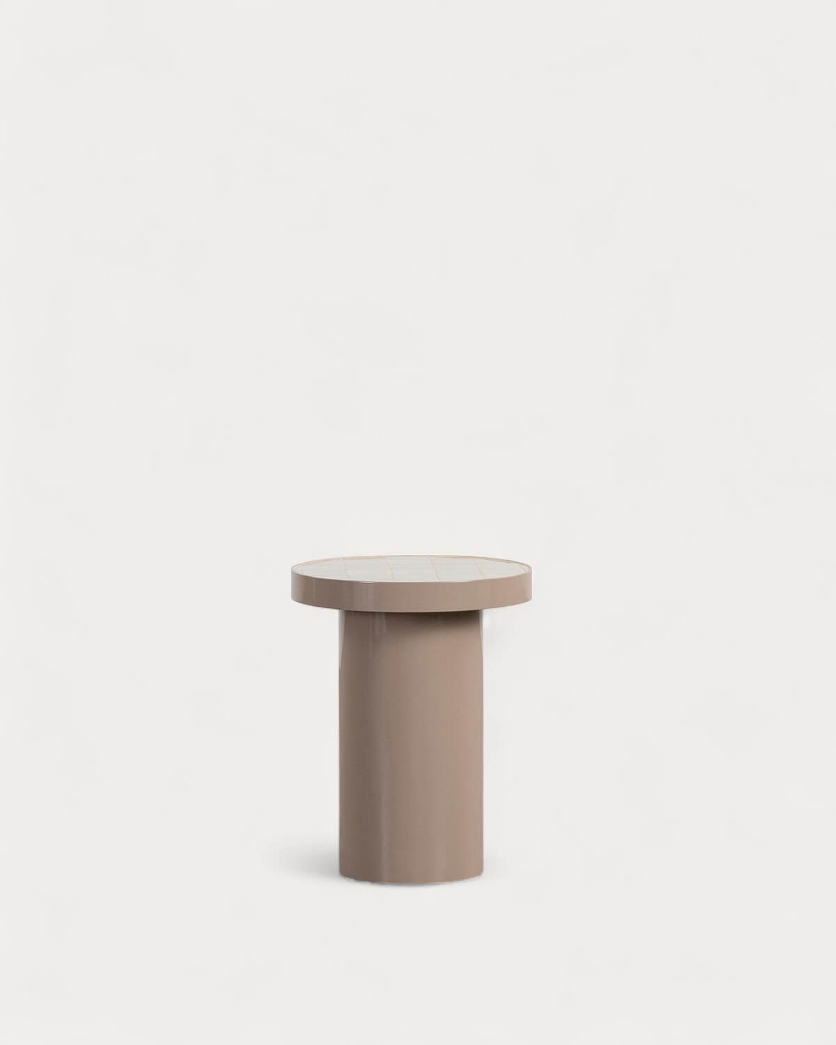 Metal and Ceramic Side Table (Ø40 cm) Zafiro, gallery image 1