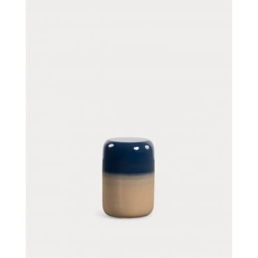 Round Metal Side Table (Ø27 cm) Todor Blue Storm - The Masie