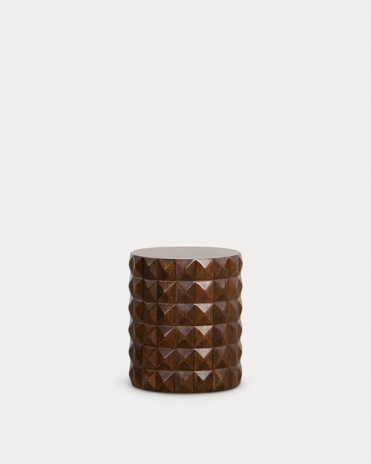 Round Mango Wood Side Table (Ø37 cm) Vilna, gallery image 1