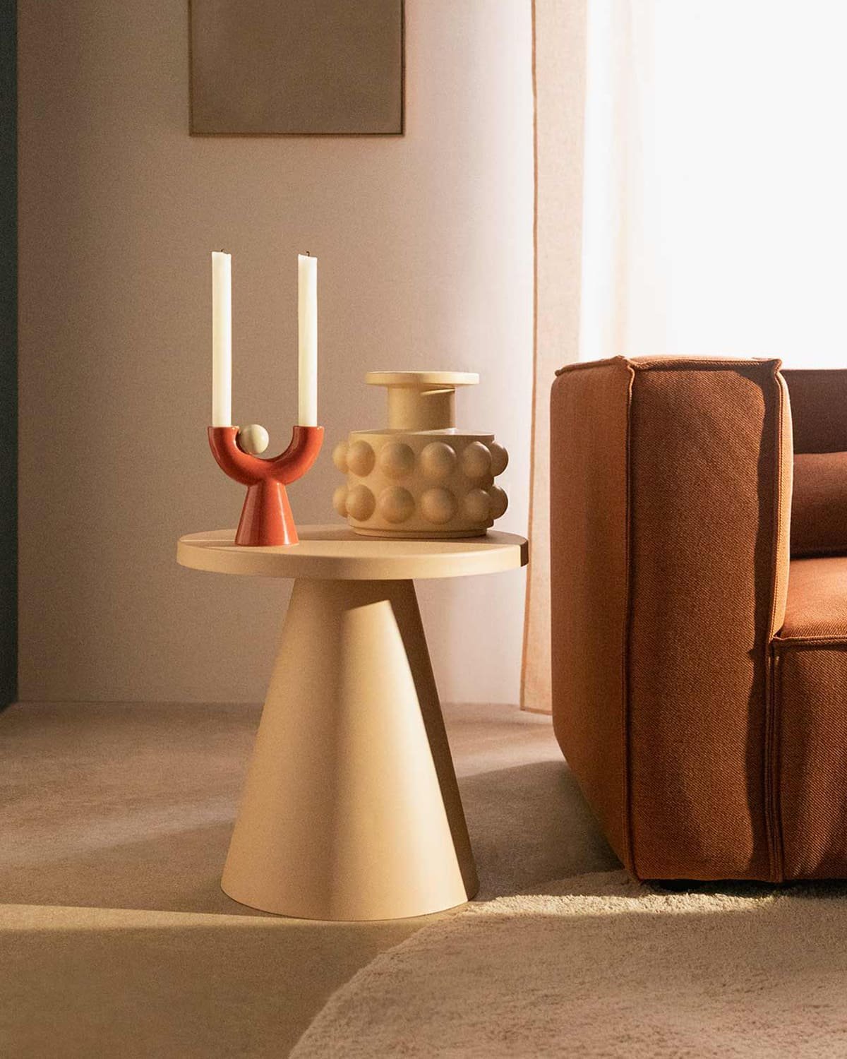 Round Metal Side Table (Ø45,7 cm) Remor, gallery image 2