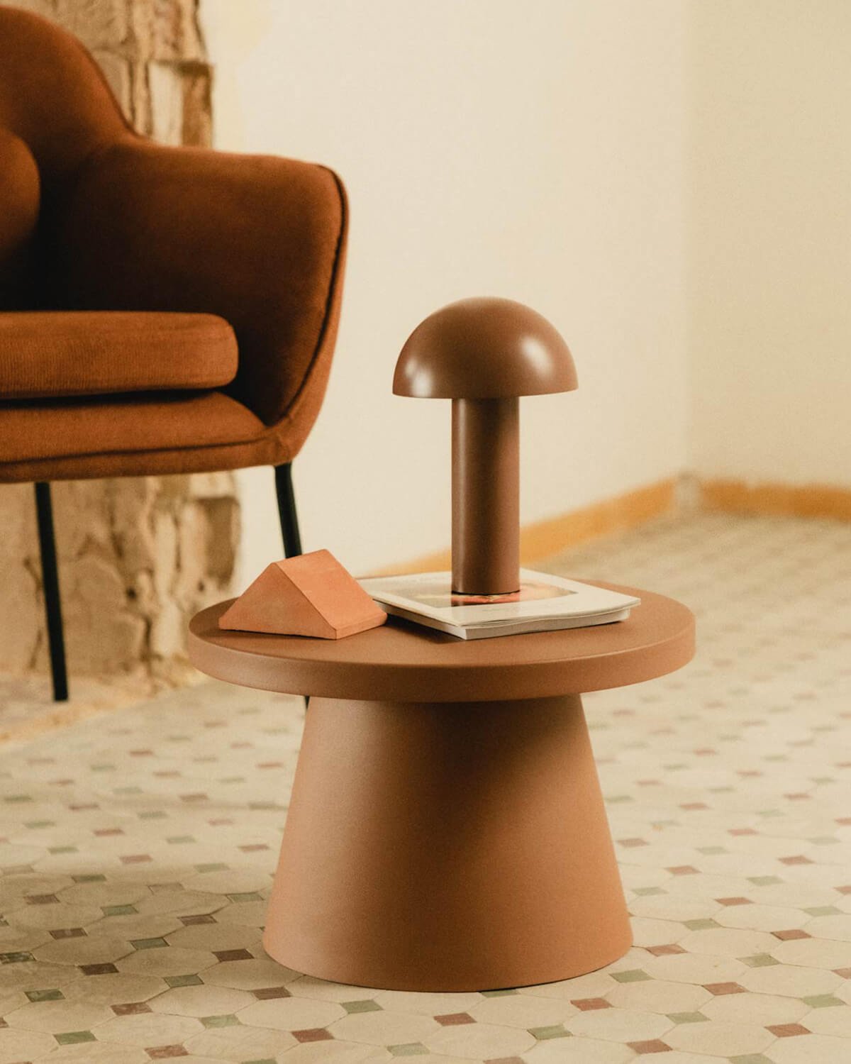 Round Metal Coffee Table (Ø40,5 cm) Buisel, gallery image 2