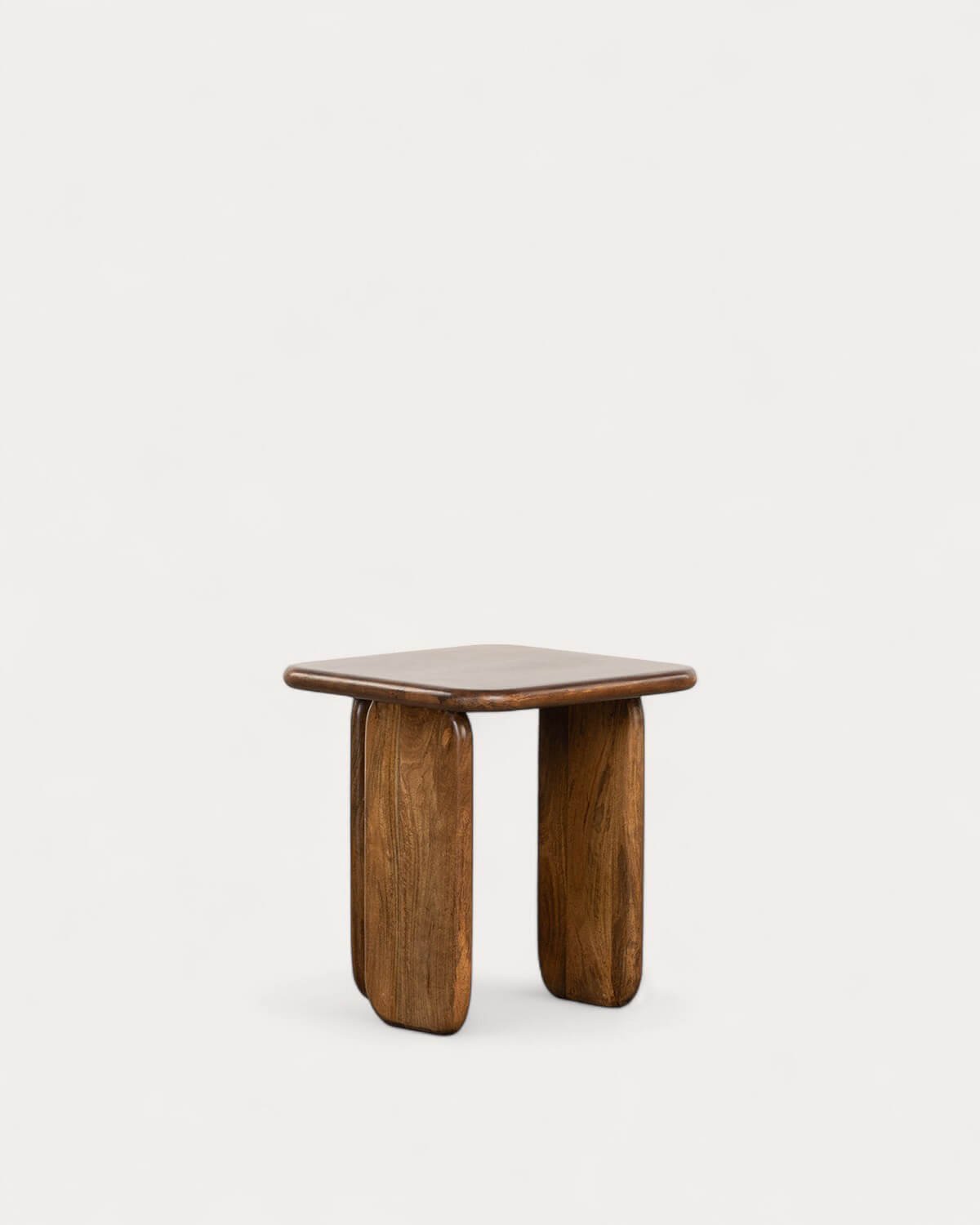Eliez Mango Wood Square Side Table (50x50 cm), gallery image 1