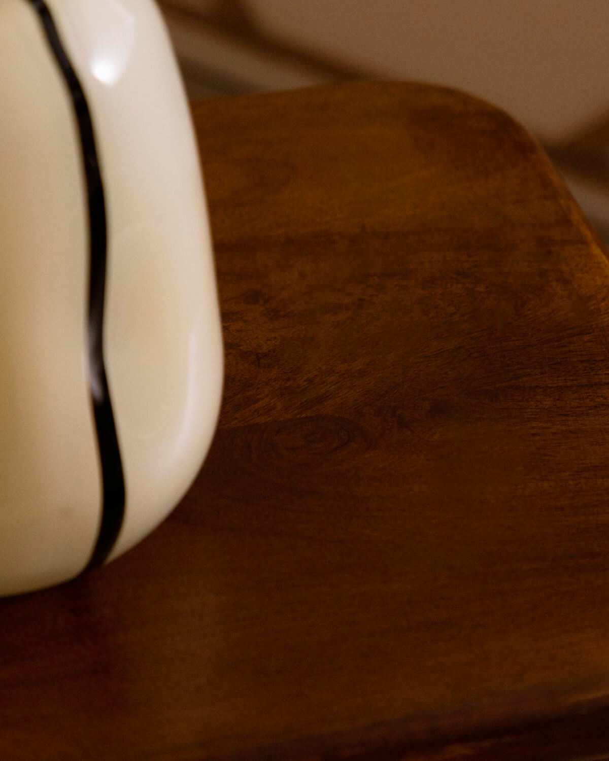 Eliez Mango Wood Square Side Table (50x50 cm), gallery image 3