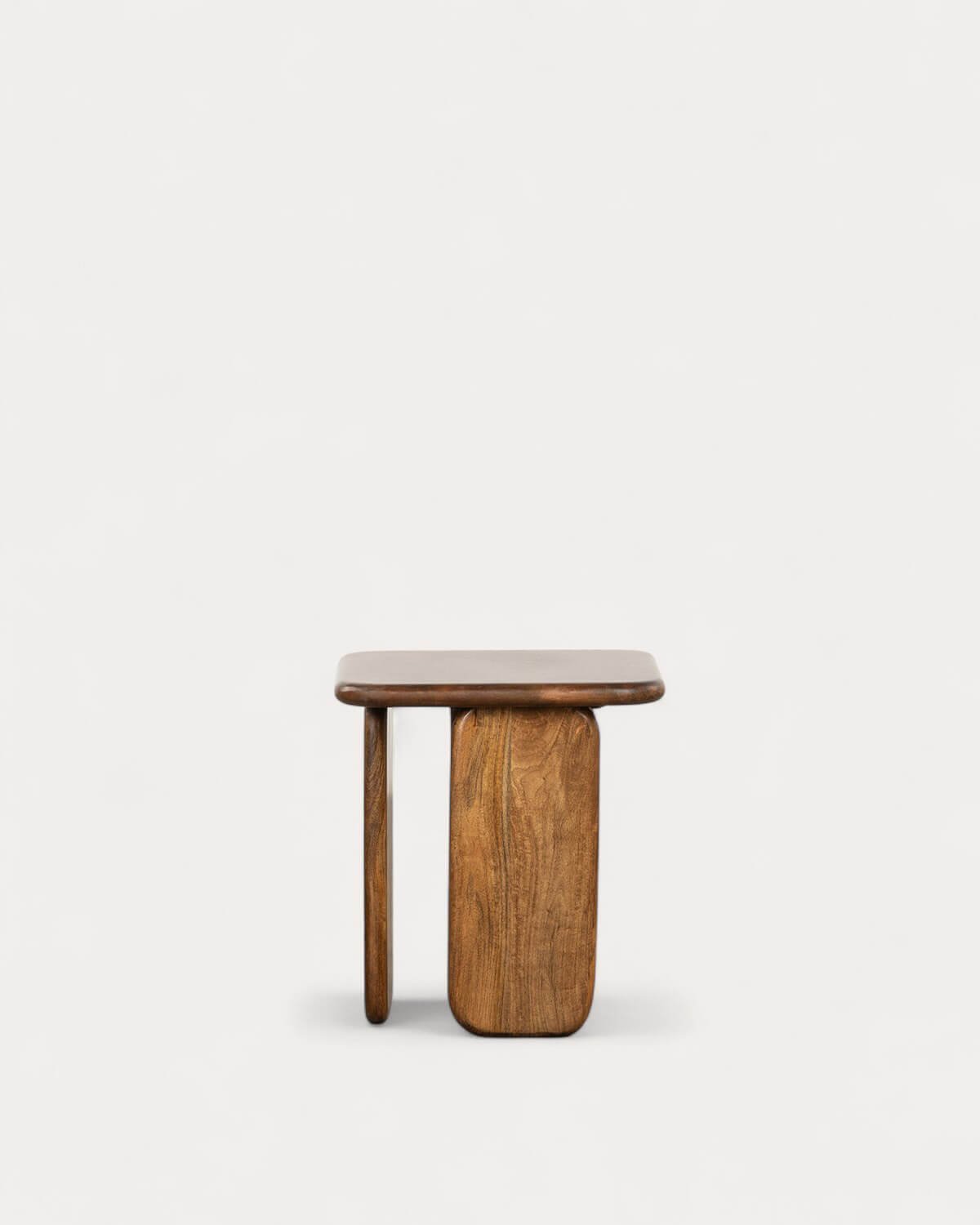 Eliez Mango Wood Square Side Table (50x50 cm), gallery image 4