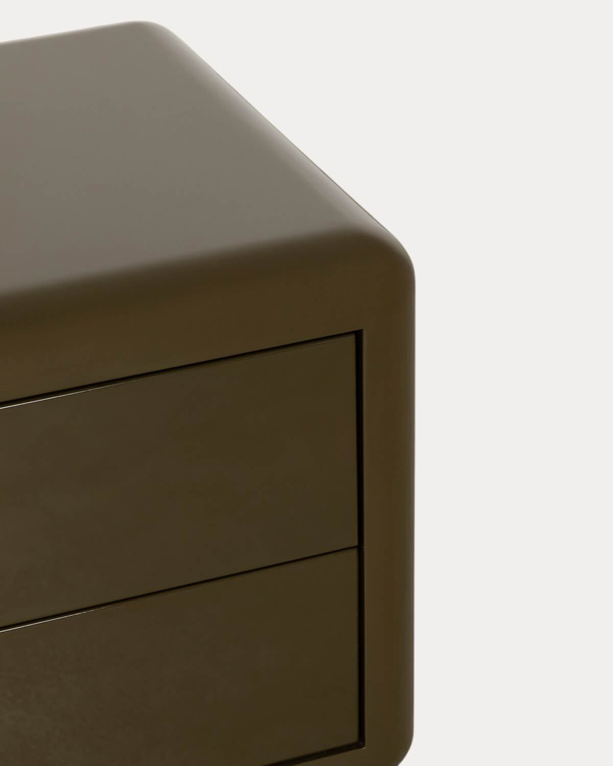 Pack of 2 Bedside Tables with Wooden and Metal Drawers (55x40 cm) Candela Colours, gallery image 7