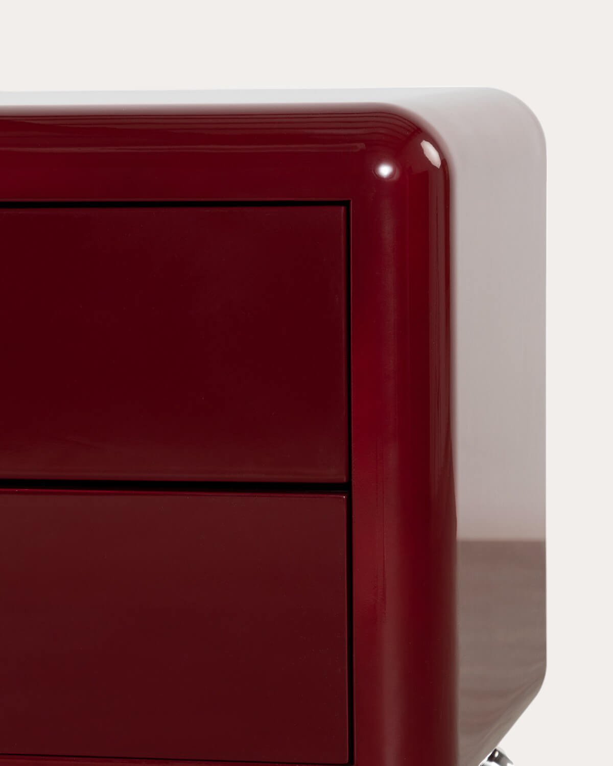 Pack of 2 Bedside Tables with Wooden and Metal Drawers (55x40 cm) Candela Colours, gallery image 7