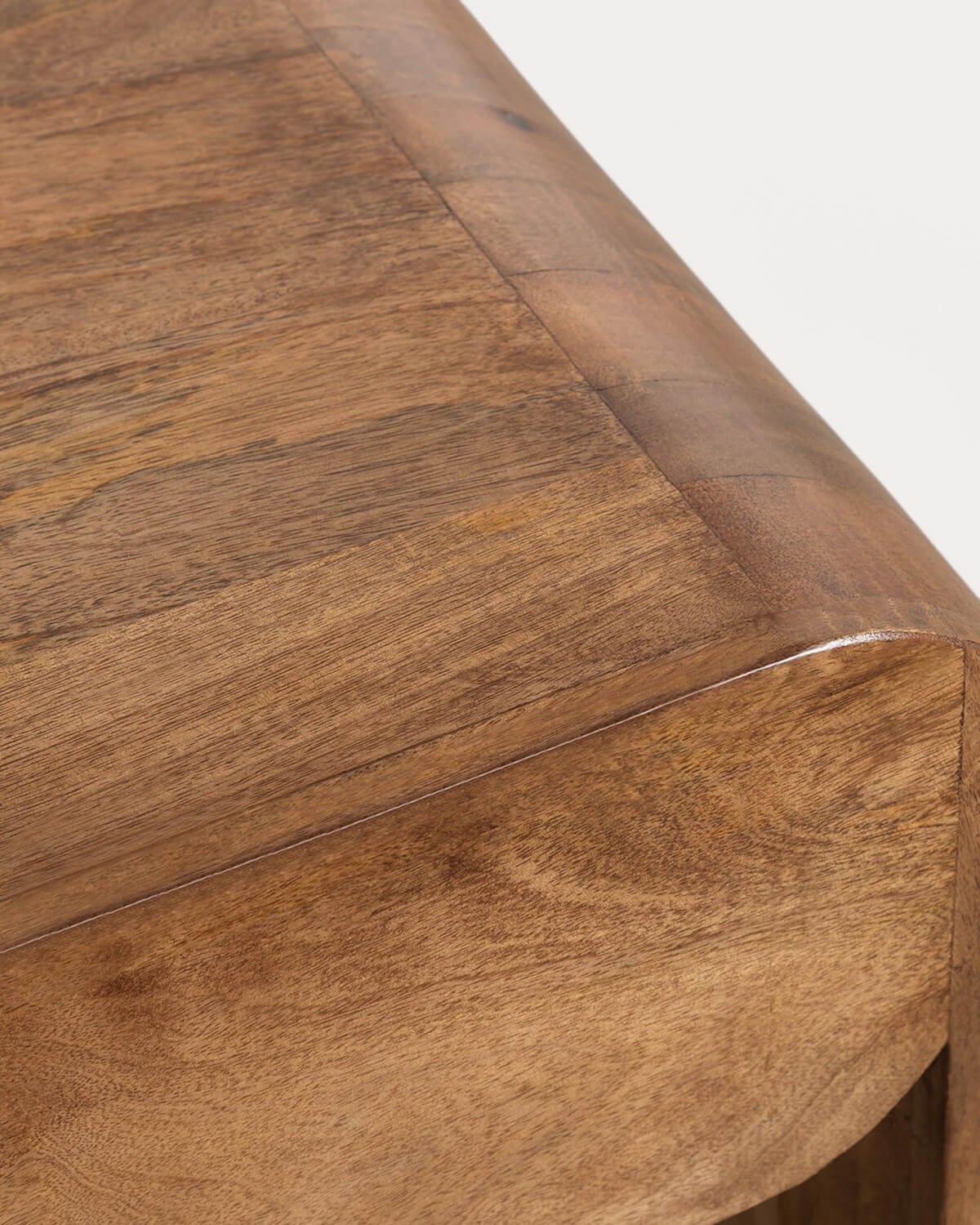 Pack of 2 Mango Wood Bedside Tables with Drawer (47x35 cm) Vanile, gallery image 7