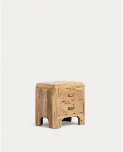 Mango Wood Bedside Table (54,5x40 cm) Reichel