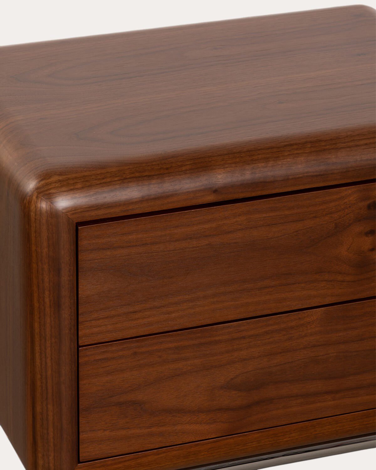 Bedside Table with Wooden and Metal Drawers (55x40 cm) Candela, gallery image 7