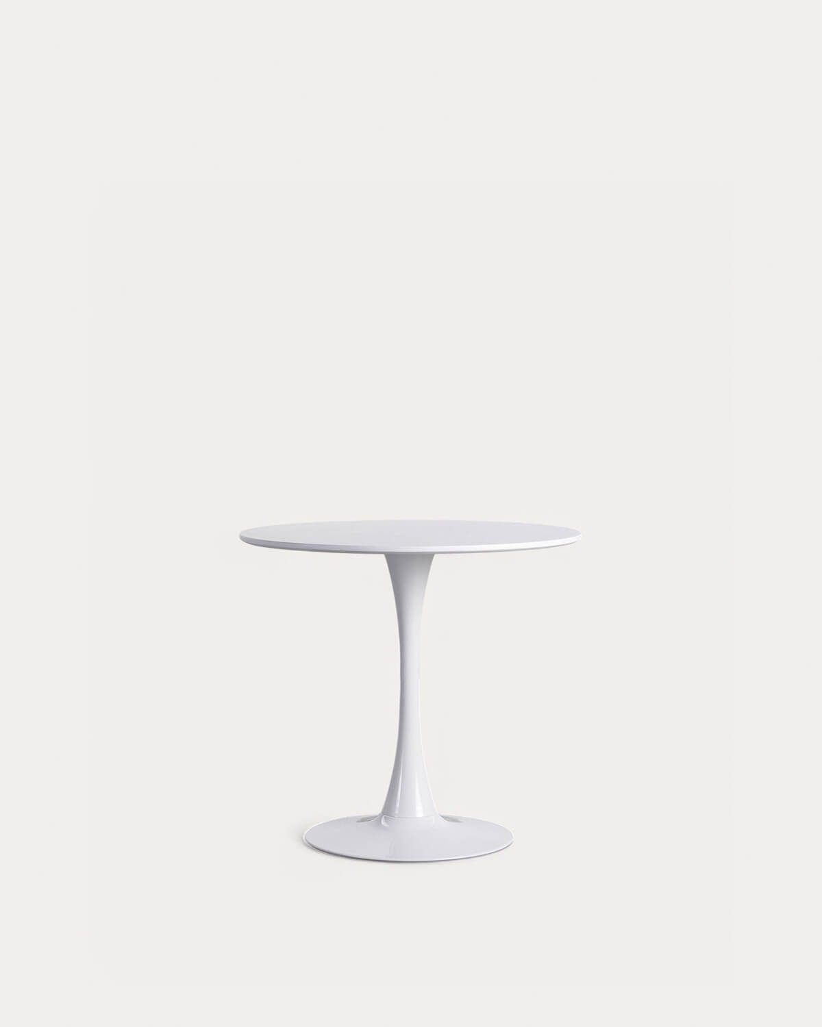 Round Wood and Fiberglass Table (Ø80 cm) Chess Edition, gallery image 1
