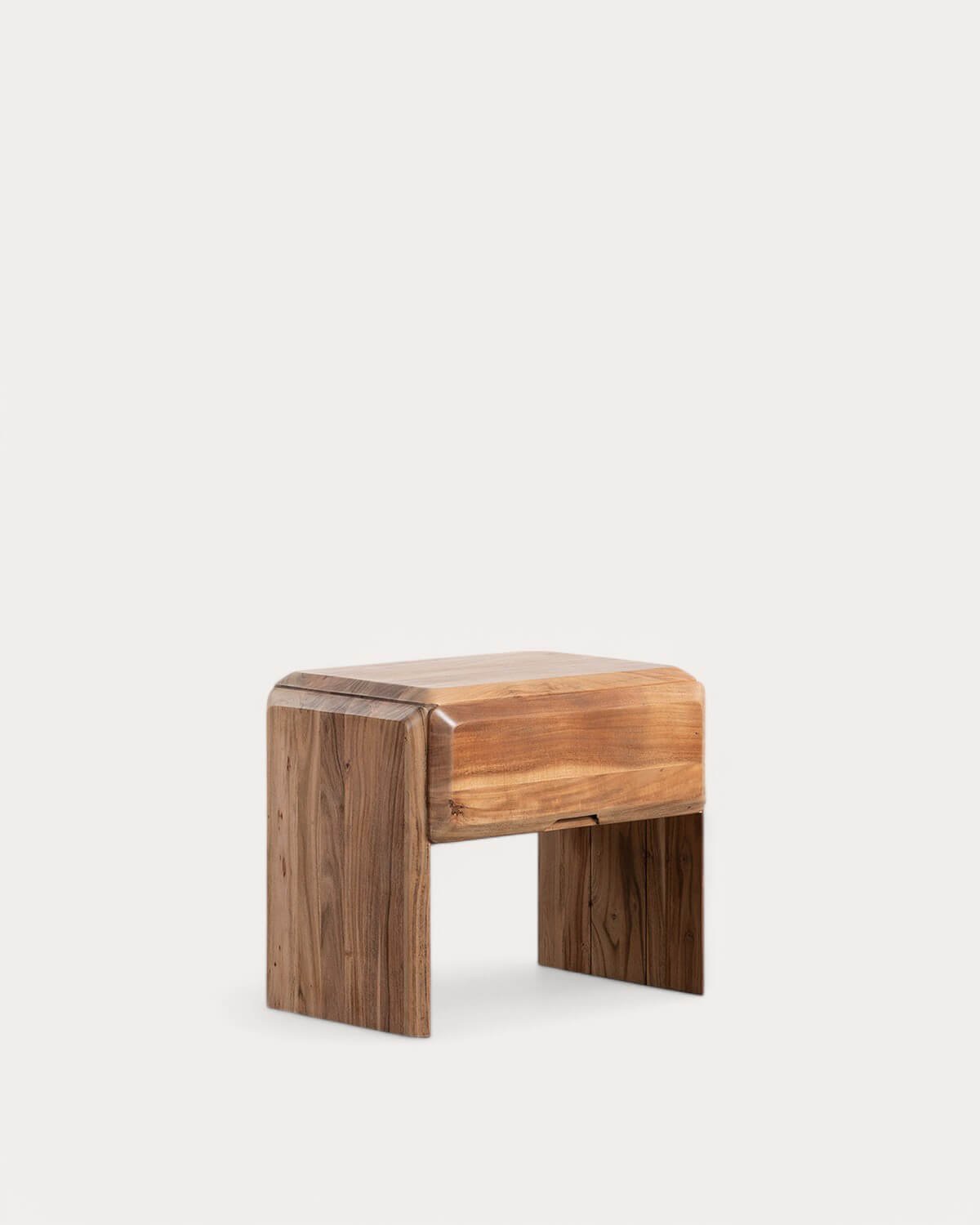 Lucil Acacia Wood Bedside Table (60x40 cm), gallery image 1