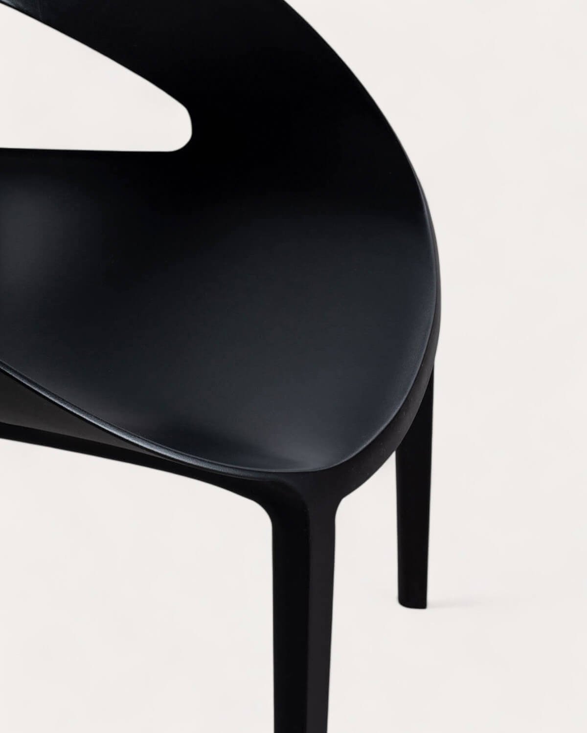 Pack of 2 Polypropylene Dining Chairs Lara, gallery image 6