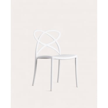 Polypropylene Dining Chair Cielo White - The Masie