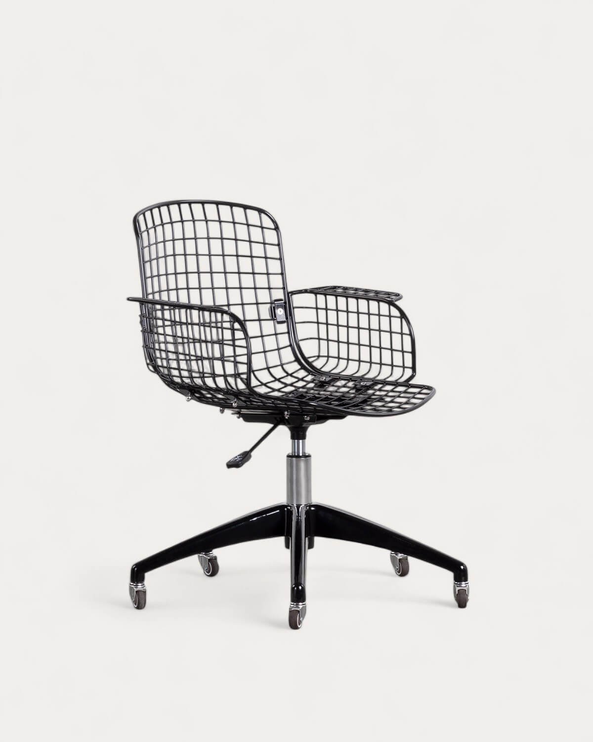 Vintage High Back Desk Chair Aras Trend, gallery image 1