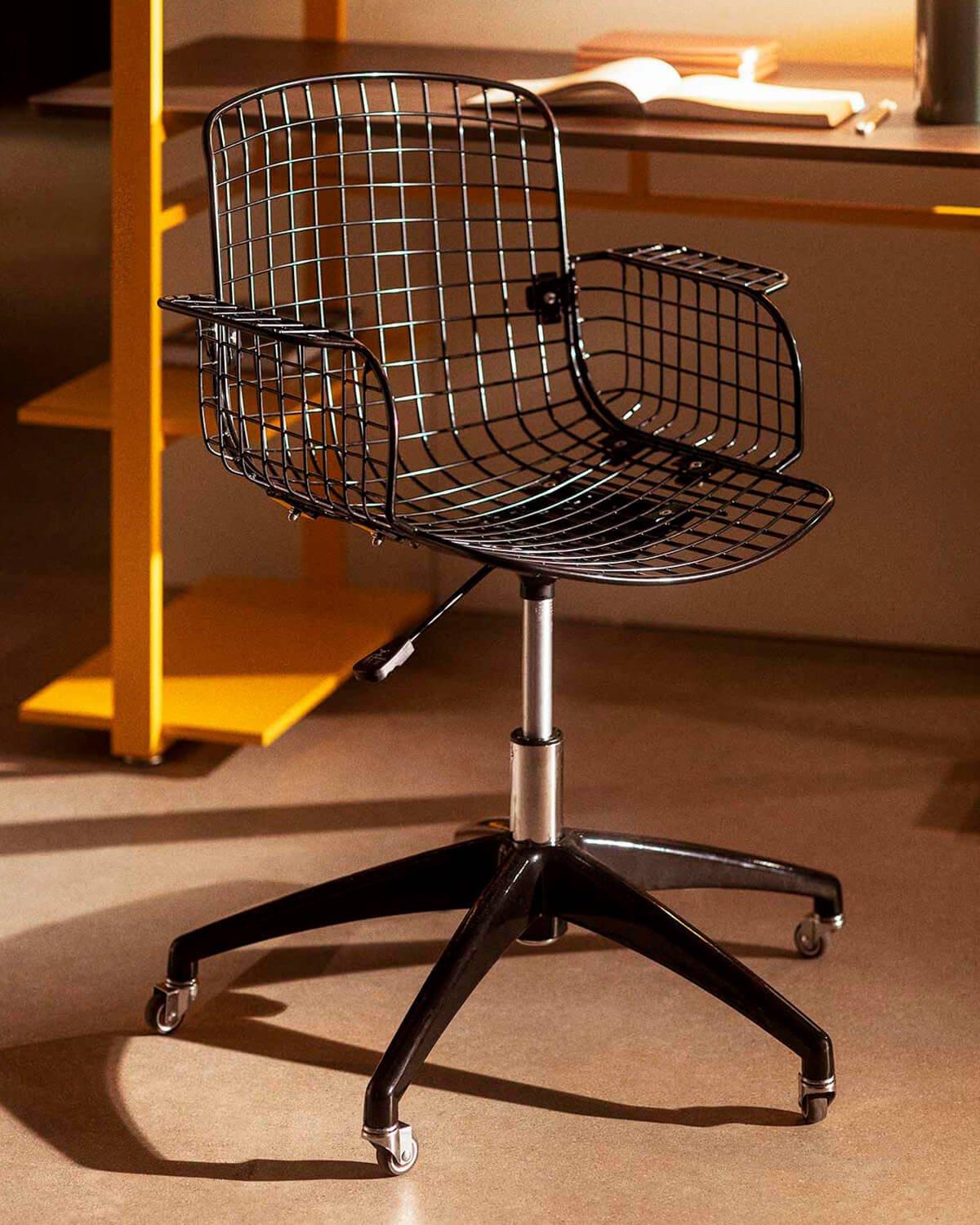 Vintage High Back Desk Chair Aras Trend, gallery image 2