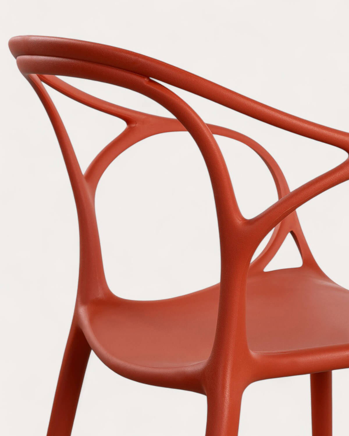 Pack of 2 Polypropylene Dining Chairs with Armrests Erbra, gallery image 6