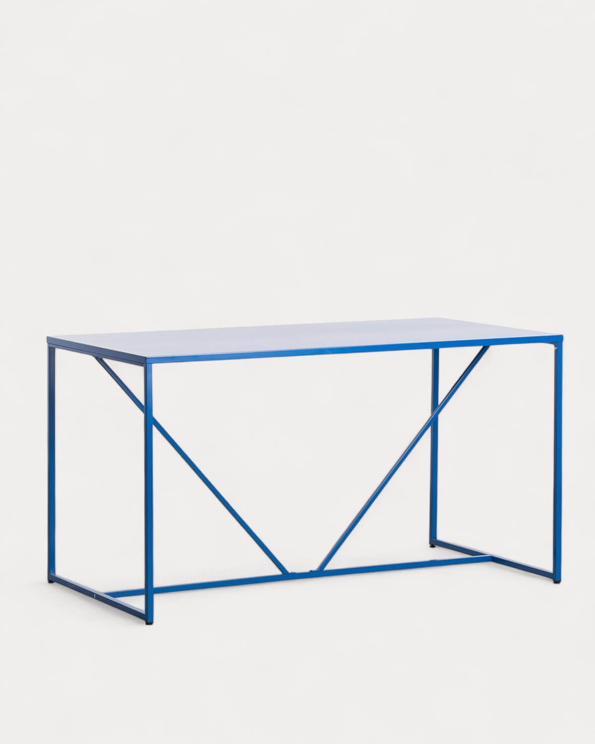 Ibiza Steel Laminate Dining Table (140x80 cm), gallery image 1