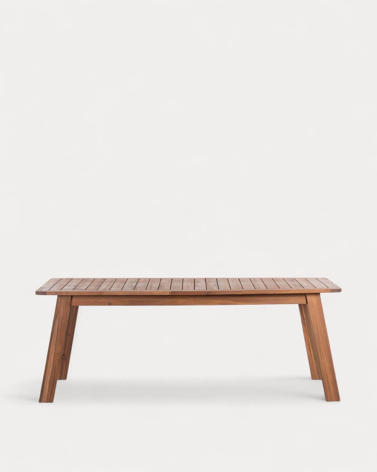Rectangular Acacia Wood Outdoor Table (200x95 cm) Cael, gallery image 5