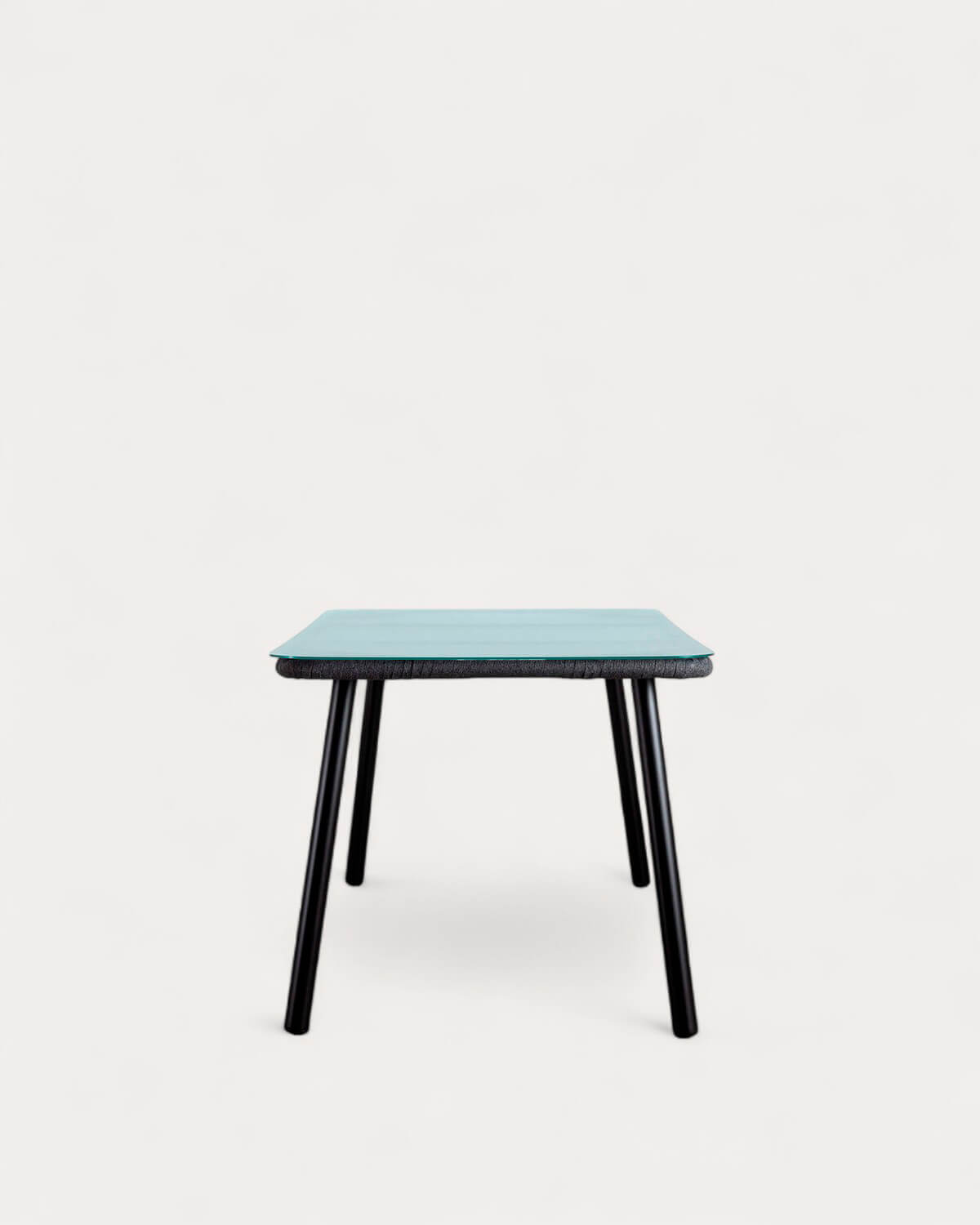 Rectangular Outdoor Table in Aluminium and Glass (160x90 cm) Drian, gallery image 4