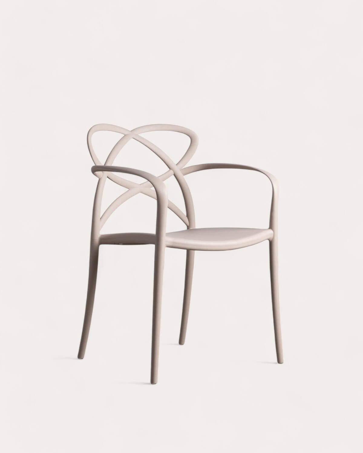 Polypropylene Outdoor Chair with Armrests Cielo, gallery image 1