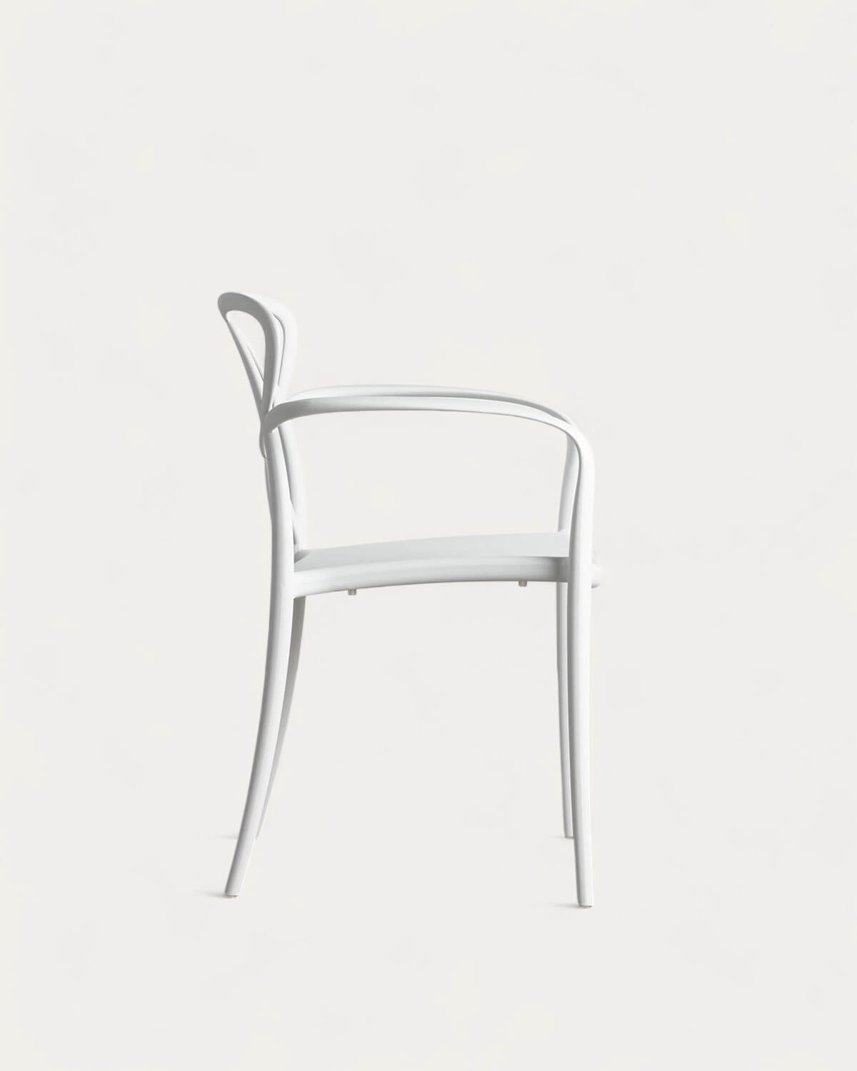 Polypropylene Outdoor Chair with Armrests Cielo, gallery image 4
