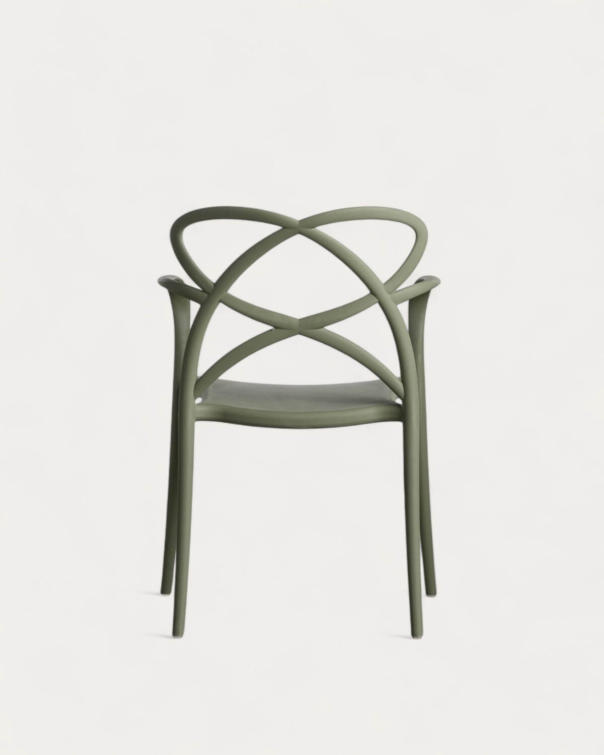 Pack 2 Polypropylene Outdoor Chairs with Armrests Cielo, gallery image 5