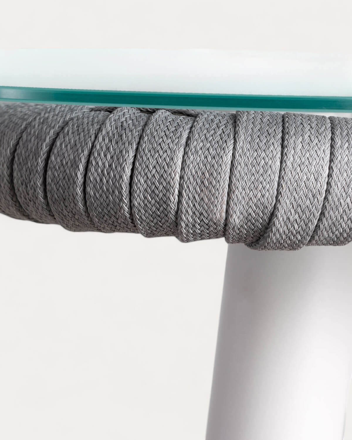 Rectangular Outdoor Table in Aluminium and Glass (160x90 cm) Drian, gallery image 7