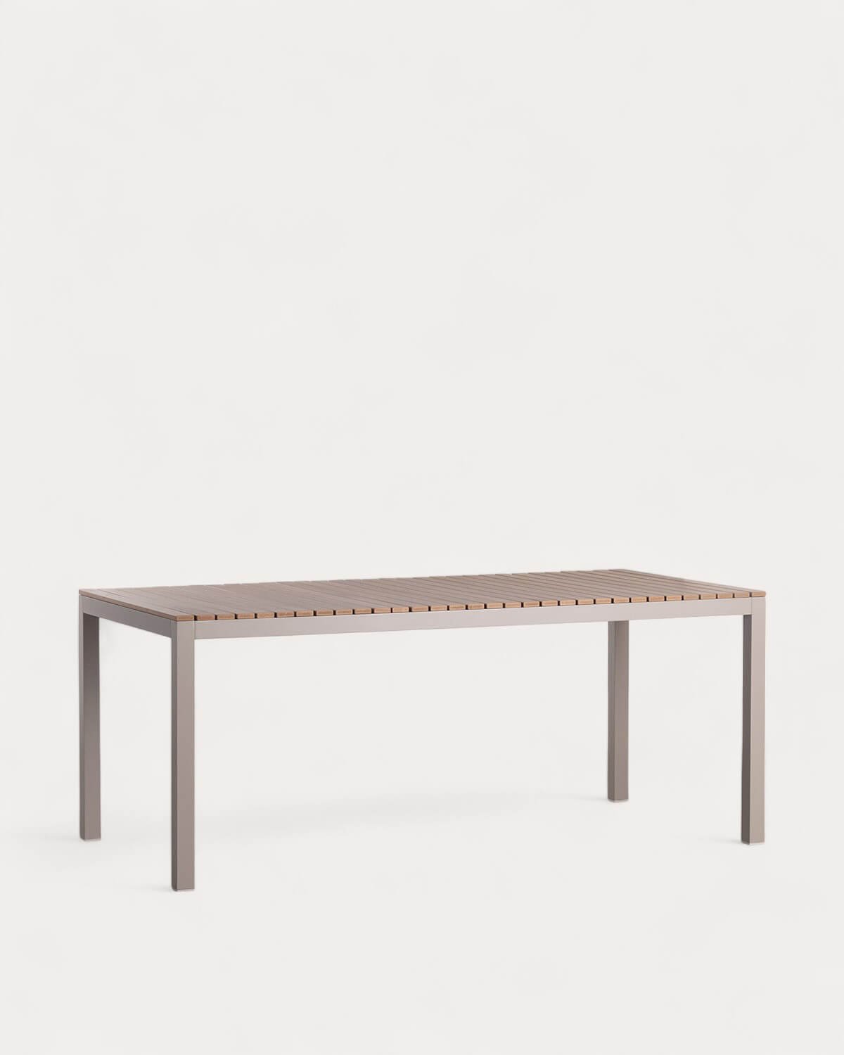 Rectangular Outdoor Table in Aluminium (180x90 cm) Korce, gallery image 1