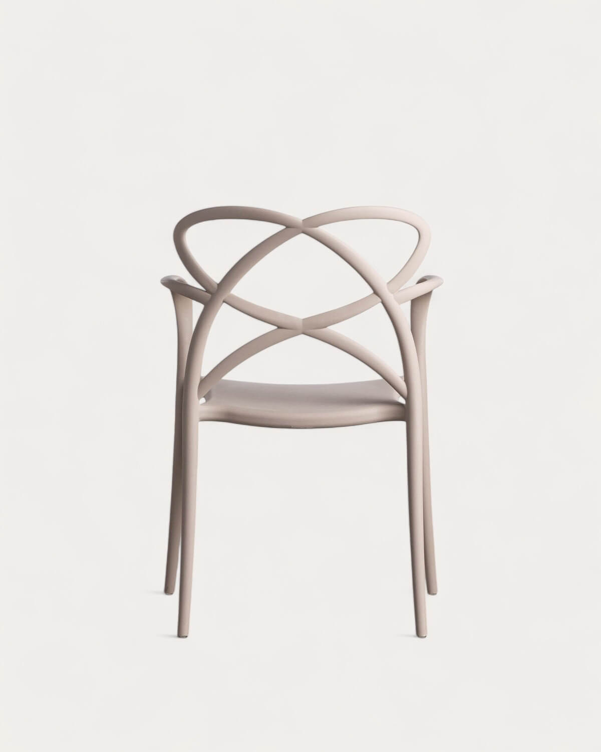 Pack 4 Polypropylene Outdoor Chairs with Armrests Cielo, gallery image 5