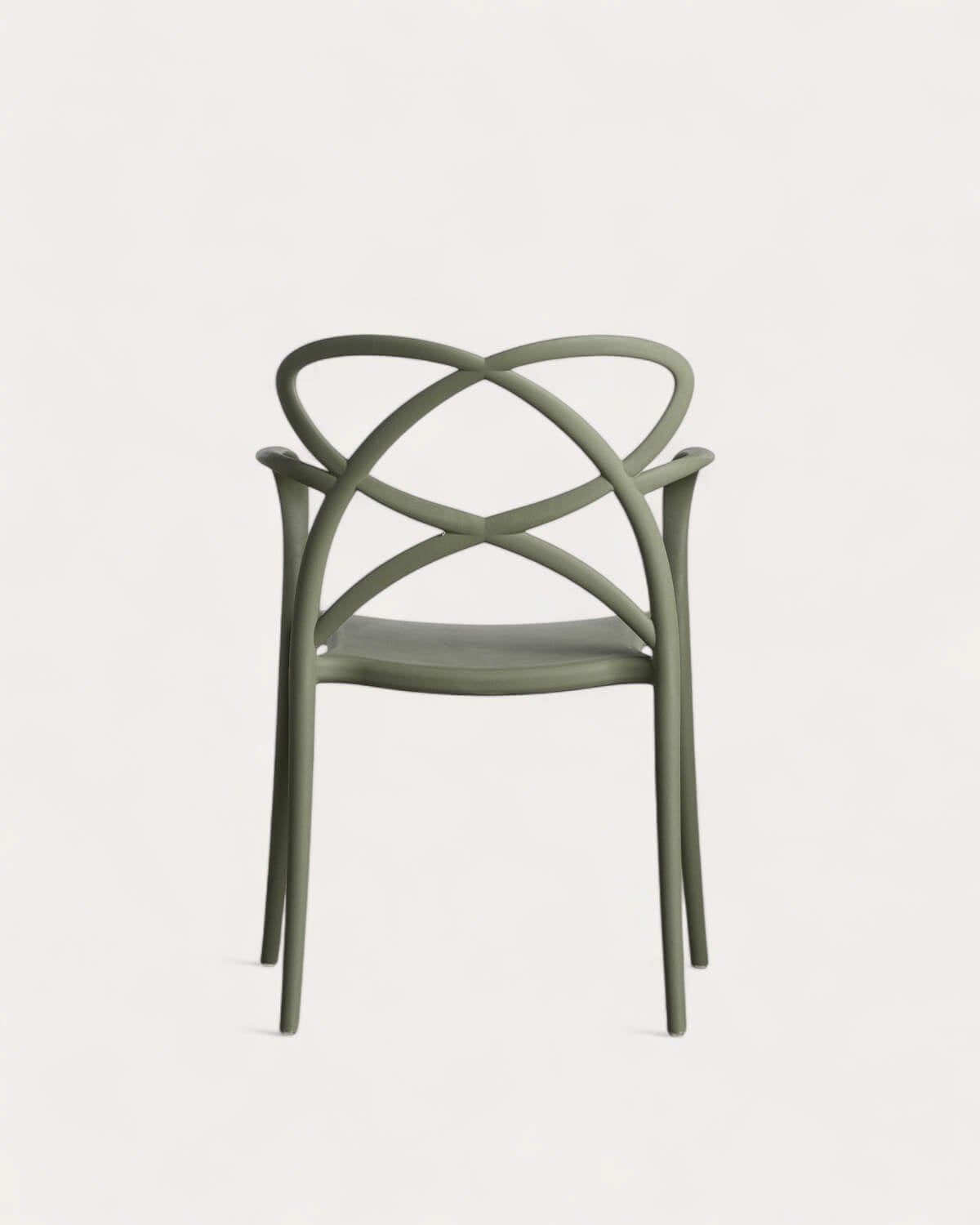 Pack 4 Polypropylene Outdoor Chairs with Armrests Cielo, gallery image 5