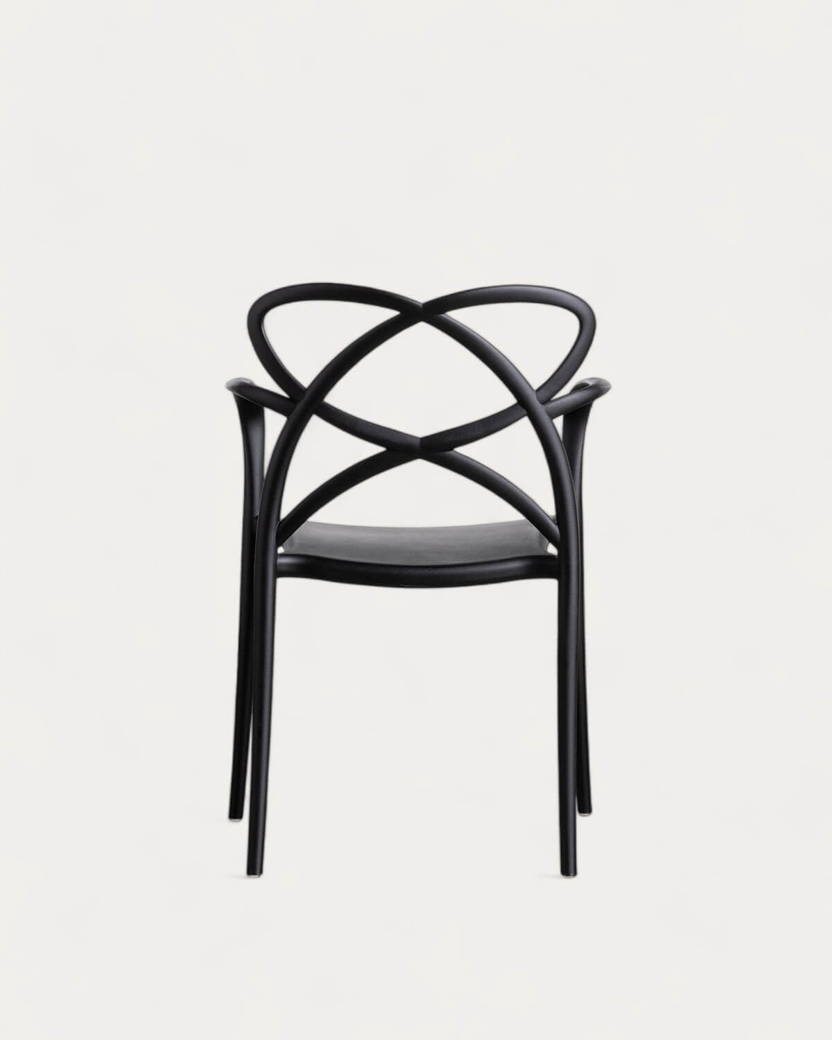 Pack 4 Polypropylene Outdoor Chairs with Armrests Cielo, gallery image 5