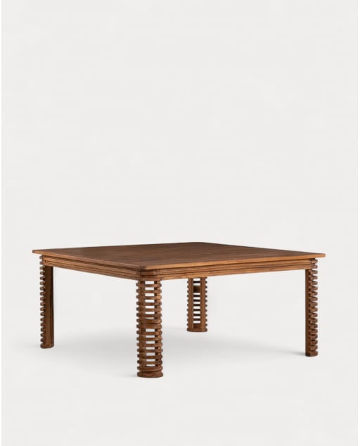 Square Outdoor Table (160x160 cm) made of Hazan Acacia Wood