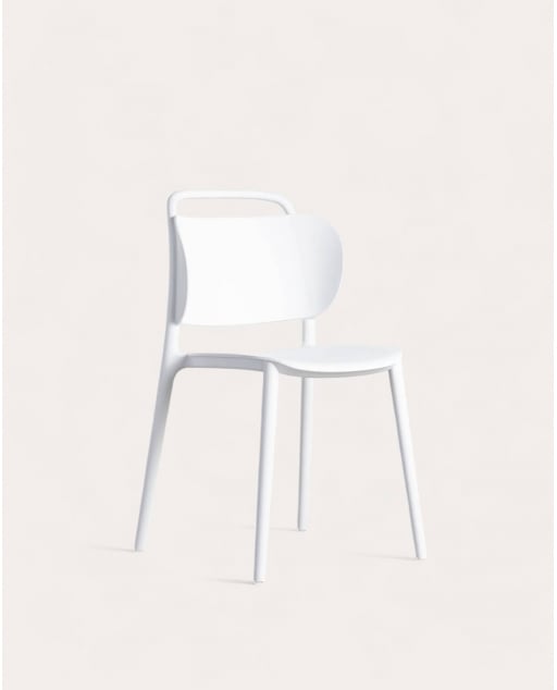Outdoor Polypropylene Chair Kole - White Polar