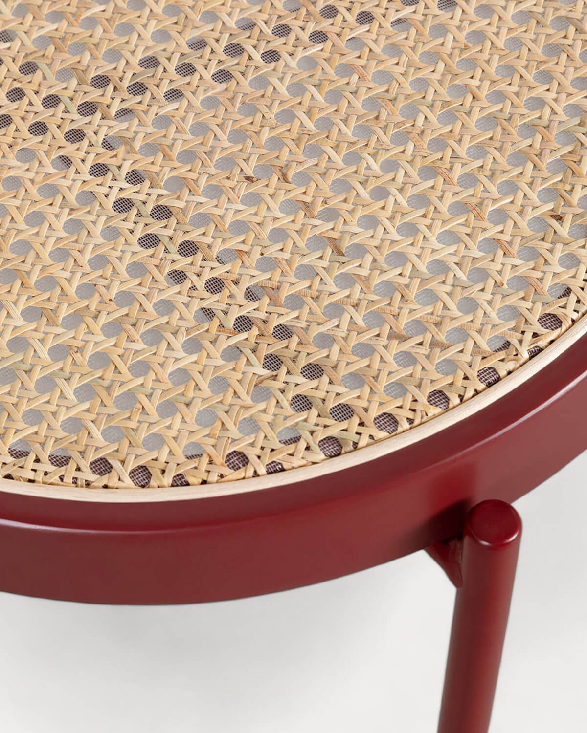 Pack 2 Dining Chairs in Natural Rattan and Metal Vili, gallery image 9