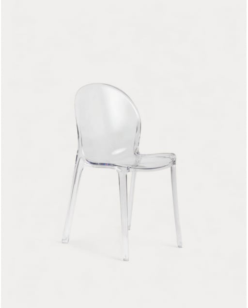 Pack 4 Polycarbonate Dining Chairs Imatra