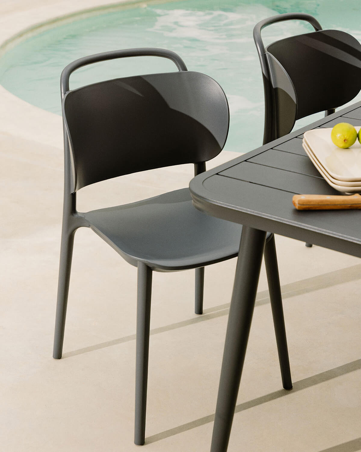 Pack of 4 Polypropylene Outdoor Chairs Kole, gallery image 2