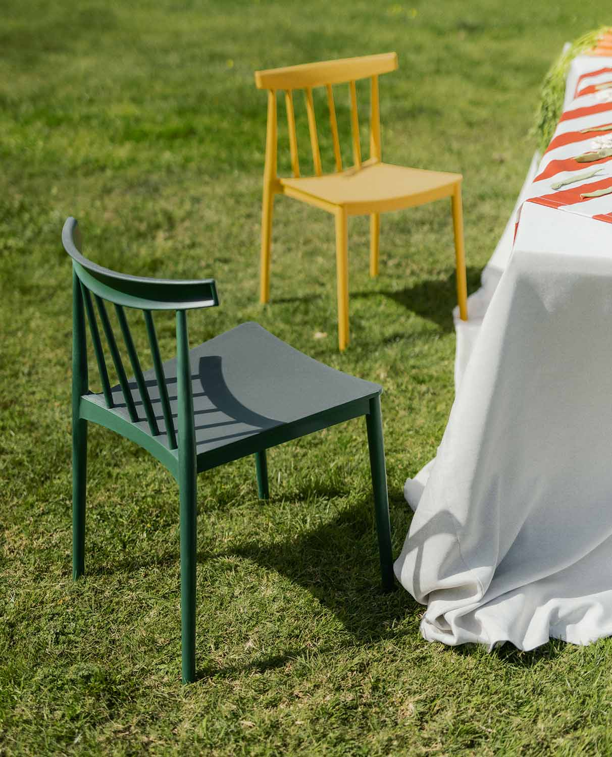 Pack 4 Polypropylene Outdoor Chairs Sunty, gallery image 3