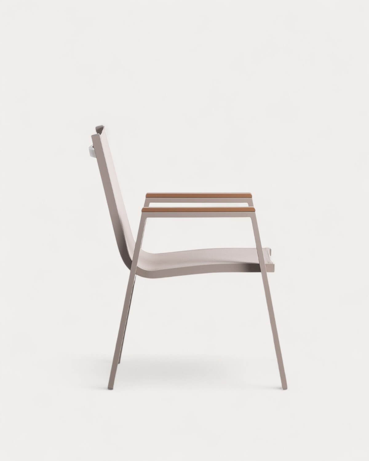 Pack of 2 Outdoor Aluminium Chairs Korce, gallery image 5