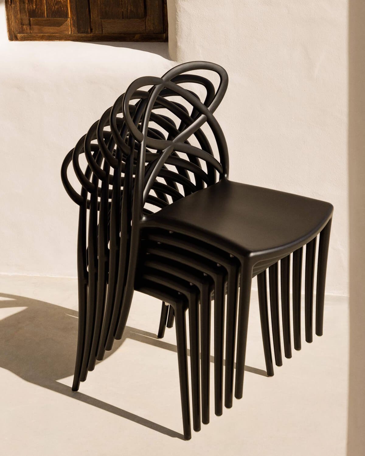 Polypropylene Outdoor Chair without armrests Cielo , gallery image 3