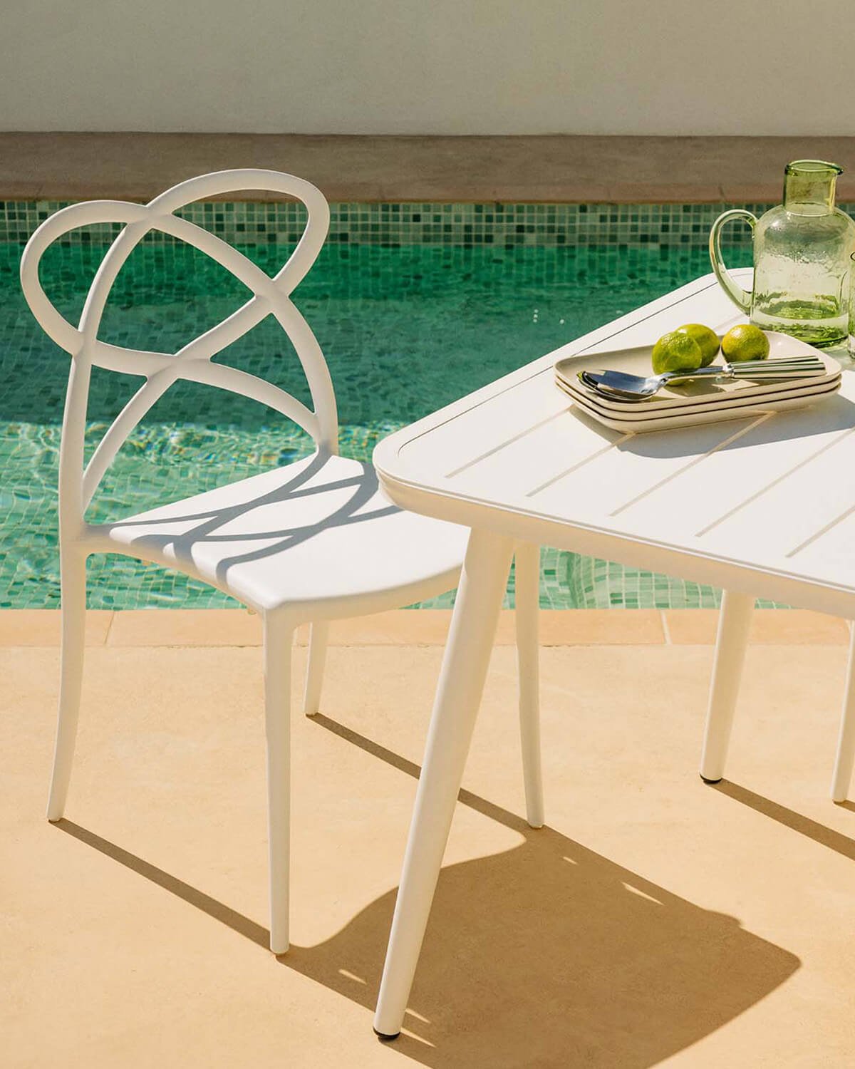 Polypropylene Outdoor Chair without armrests Cielo , gallery image 2