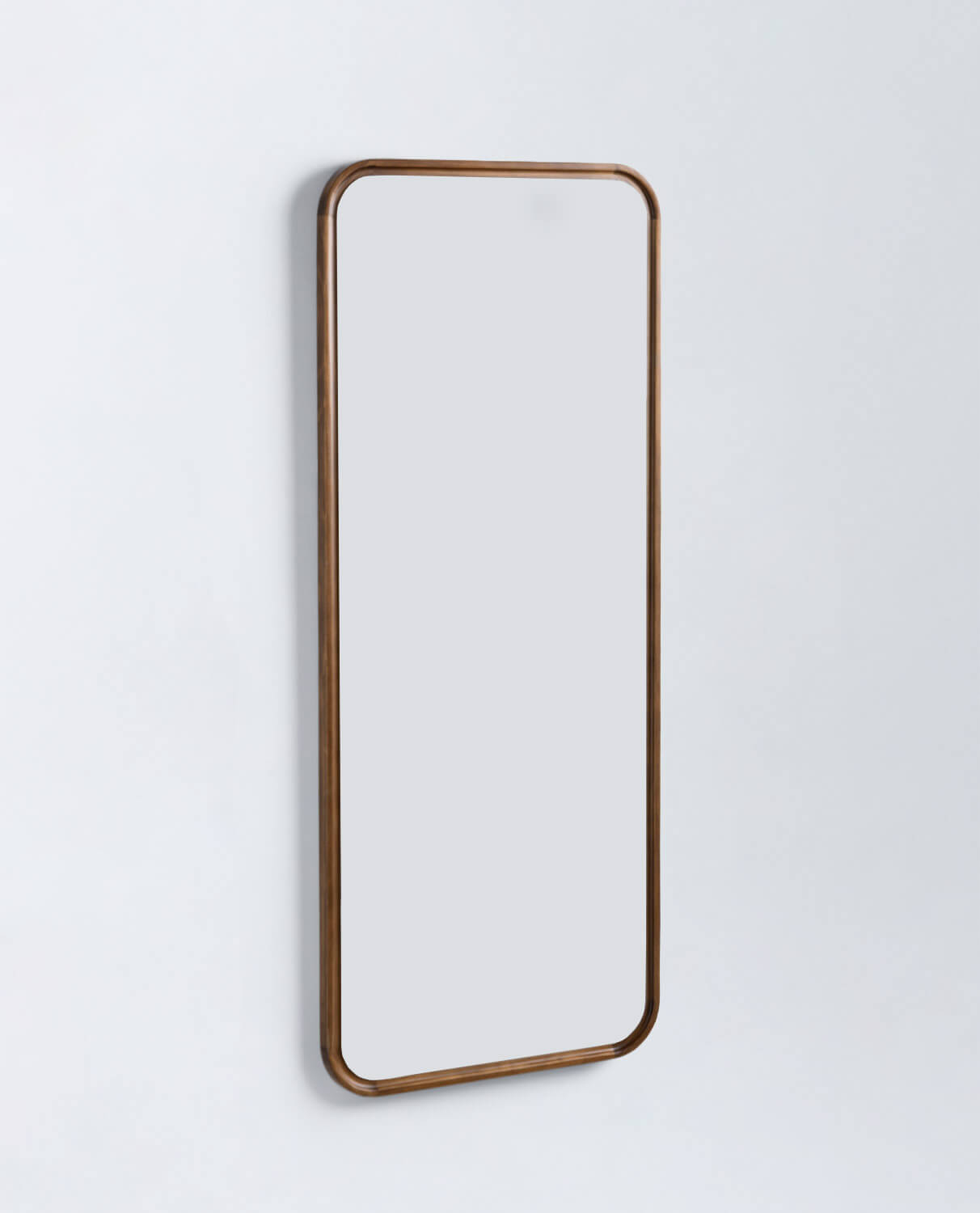 Rectangular Pine Wood Wall Mirror (122x51 cm) Eimar, gallery image 1