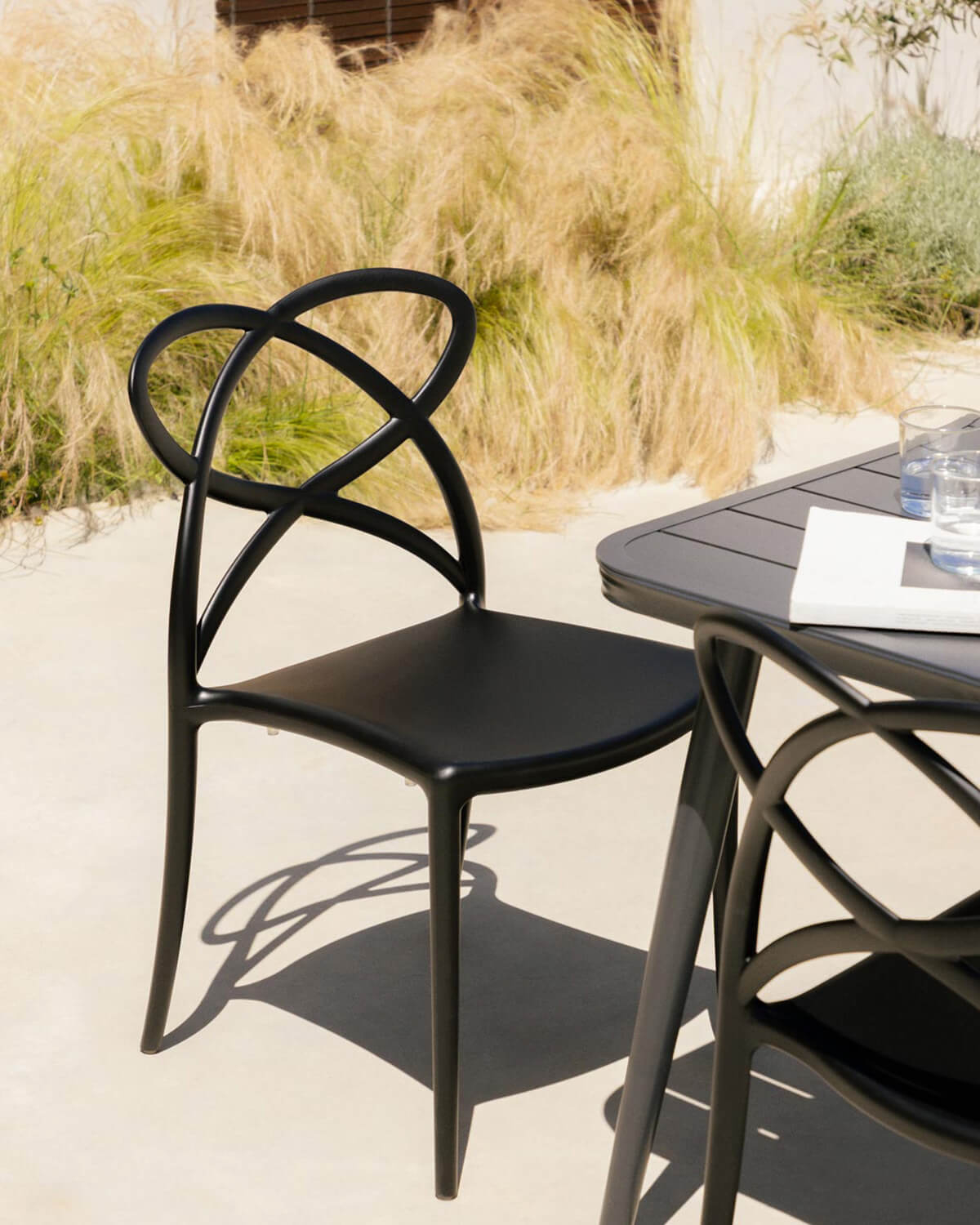 Pack 4 Outdoor Chairs in Polypropylene Cielo, gallery image 2
