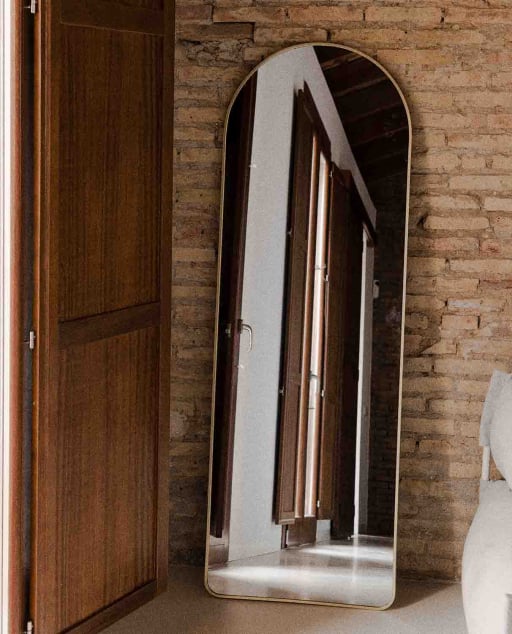 Metal Wall Mirror (177x60 cm) Erick