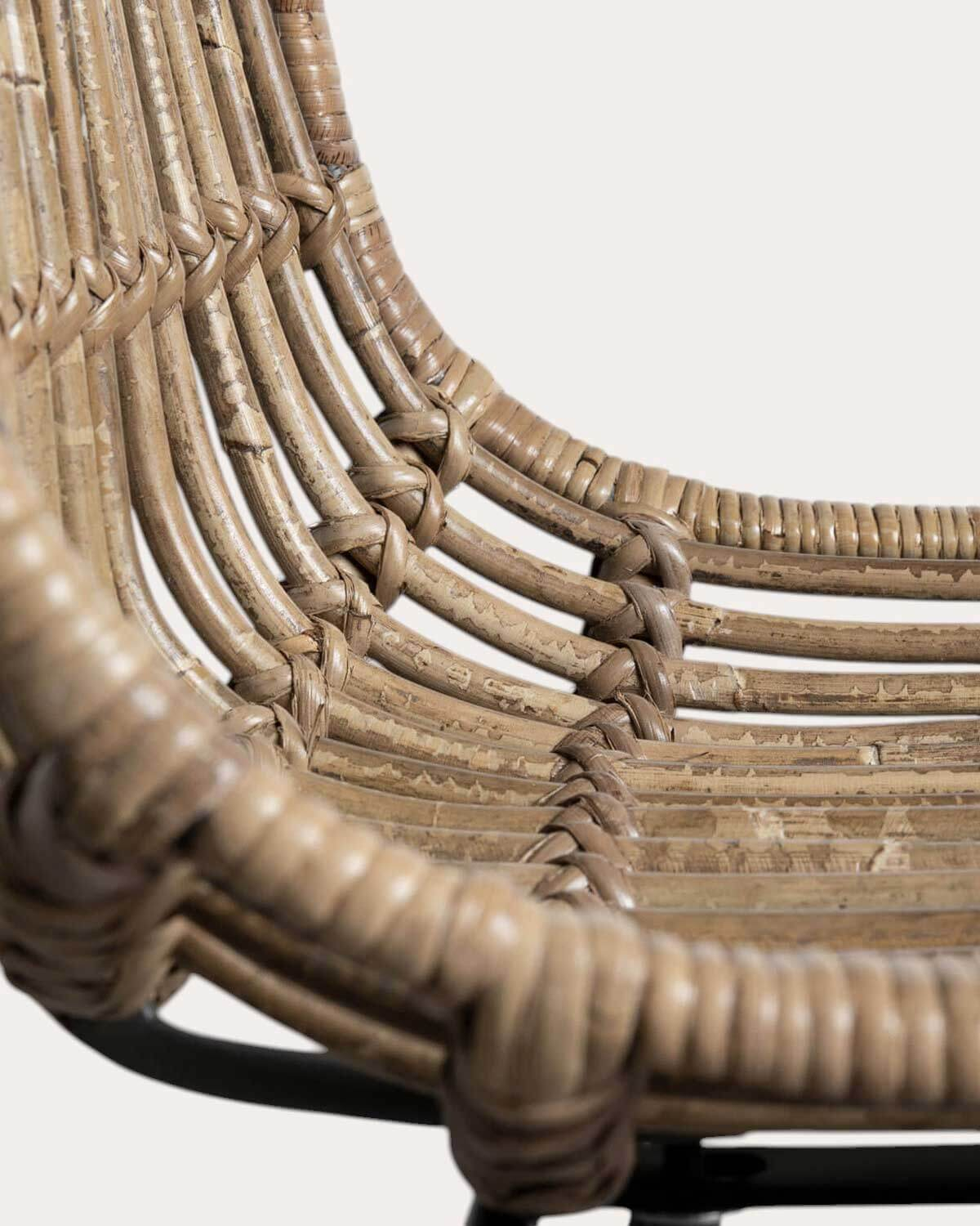 Pack 2 Natural Rattan Outdoor Chairs Nice, gallery image 7