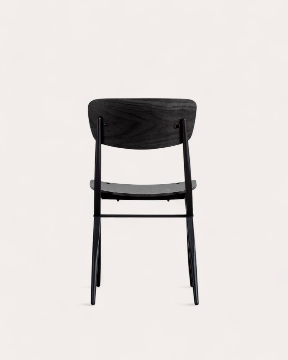 Pack 2 Ticher Wood and Metal Dining Chairs, gallery image 5