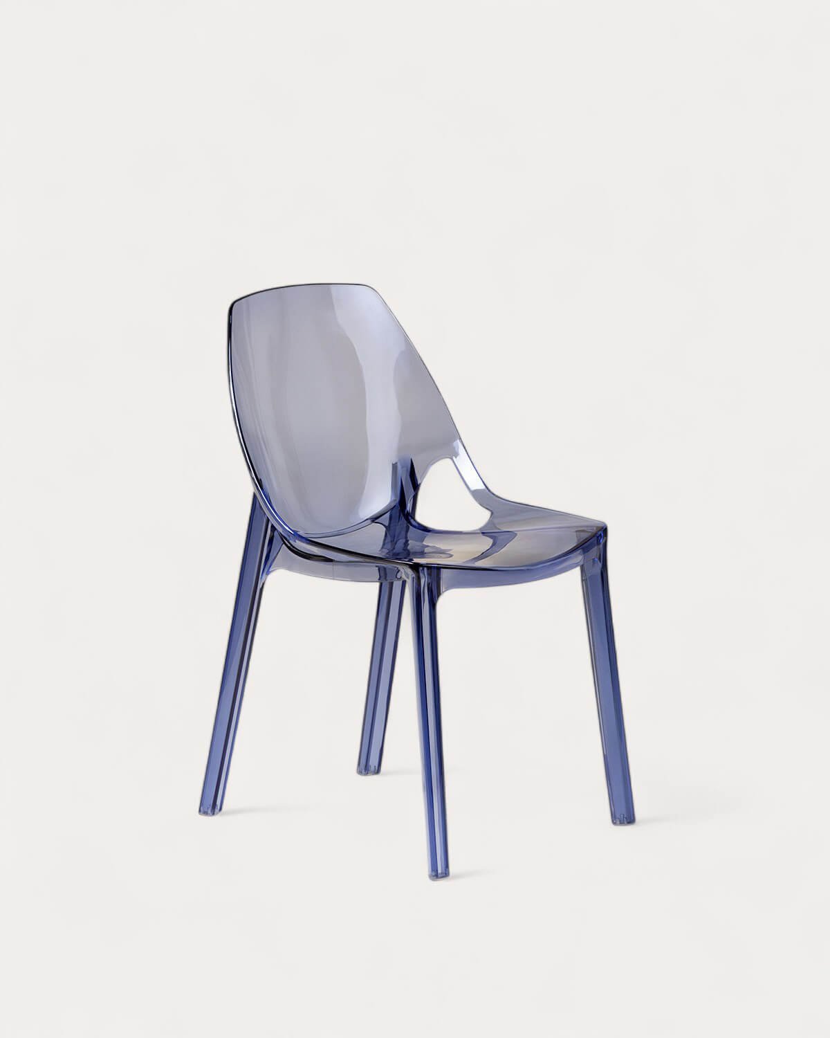 Pack 4 Polycarbonate Outdoor Chairs Piaris, gallery image 1
