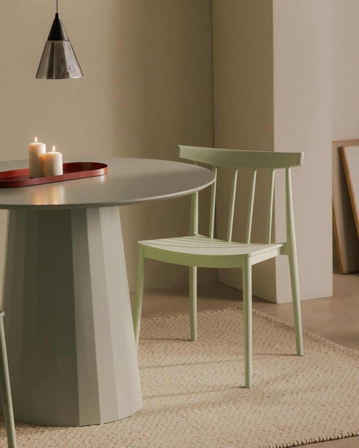 Pack of 2 Polypropylene Dining Chairs Sunty, gallery image 2